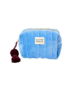 Pippa Blue Quilted Wash Bag £15 €19.50