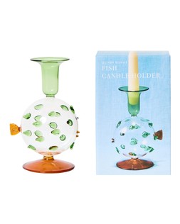 Puffa Fish Glass Candle Holder €21.50