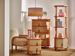 Kinship Rattan Tall Shelving Unit