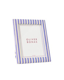 Reine Blue Stripe Paper Photo Frame 6x8%22 £19.50 €25.50