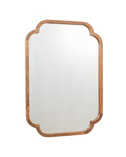 Safira Over The Mantel Wooden Wall Mirror £175