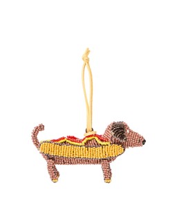 Sausage Dog Beaded Christmas Tree Decoration £16.50 €21.50