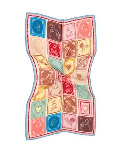 Sketchy Badge Lightweight Scarf