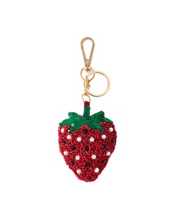 Strawberry Beaded Keyring £15
