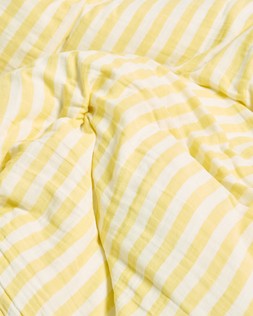 Stripe Muslin Bedlinen Set £75