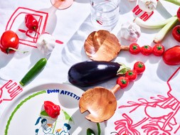 Tomato Handle Wooden Salad Servers £29.5