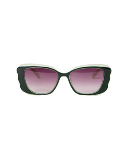 Tonal Green Butterfly Sunglasses £28