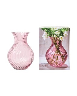 Ulla Pink Swirl Glass Vase €29.50