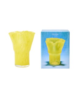 Verde Yellow Glass Vase €23