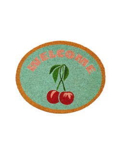 Welcome Cherries Round Doormat €25.50
