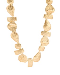 Amari Textured Gold Tone Statement Necklace £32