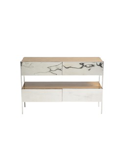 Fahra Large Reflective Wooden Sideboard