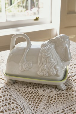 2 Shrimps x Oliver Bonas Lenny Lion Butter Dish £45