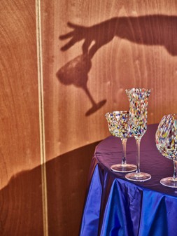 Azul Spot Champagne Flutes Set of Two £24.50