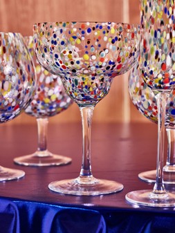 Azul Spot Margarita Glasses Set of Two £24.50