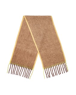 Brown & Yellow Stripe Heavyweight Scarf £35