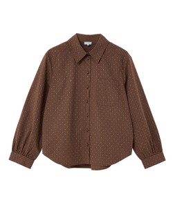 Chocolate Brown Rhinestone Shirt £65