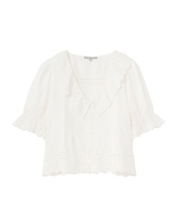 Frill Broiderie Blouse £65