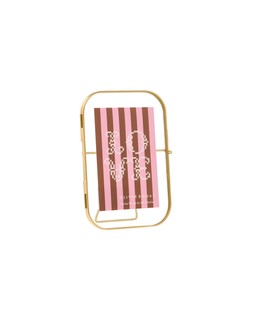 Gold Curved Glass Portrait Picture Frame 4X6