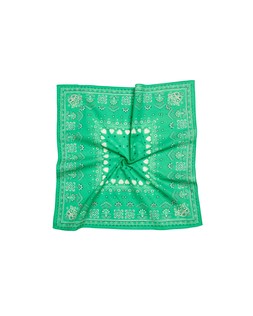 Green Heart Bandana Cotton Square Scarf £20