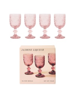 Jasmine Pink Liqueur Glasses Set of Four £14.5