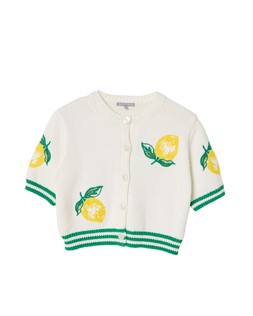 Lemon Button Through Cardi £70