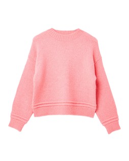 Light Pink Crew Neck Knitted Jumper £70
