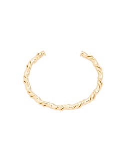 Mona Twisted Gold Tone Cuff Bangle £22.50