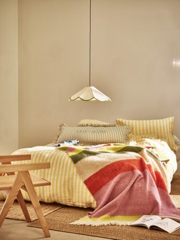 Multicoloured Stripe Cosy Throw £45