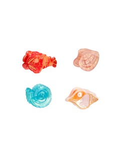 Oliver Bonas Atlantica Shell & Lobster Mini Claw Clips Set of 4 £18