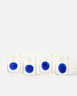 Oliver Bonas Azul Spot Tumblers S4 £29.50