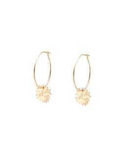 Oliver Bonas Brilla Sunshine Charm Wire Hoops £14.50