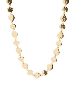 Oliver Bonas Cali Hammered Gold Tone Nugget Collar Necklace £26