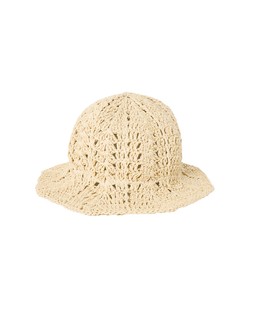 Oliver Bonas Ecru Crochet Scallop Edge Bucket Hat £30