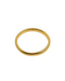 Oliver Bonas Edith Line Detail Stainless Steel Stretch Bangle £35
