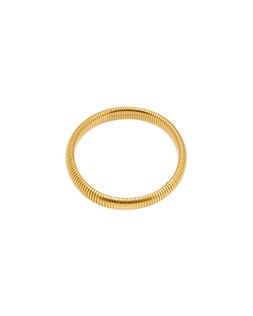 Oliver Bonas Edith Line Detail Stainless Steel Stretch Bangle £35