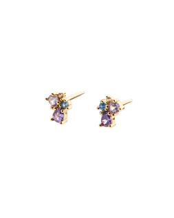 Oliver Bonas Emer Stone Cluster Mini Stud Earrings £9.50