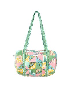 Oliver Bonas Emily Patchwork Pink Weekend Bag £25