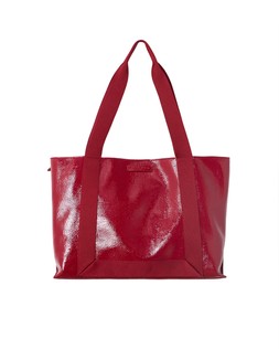 Oliver Bonas Emma Red Patent Tote Bag £65