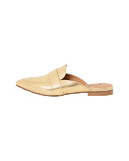 Oliver Bonas Esska Hayley Gold Point Loafer Mule £140