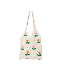 Oliver Bonas Flower Power Crochet Tote £38