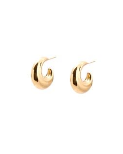 Oliver Bonas George Organic Curve Stainless Steel Hoops £28