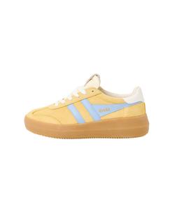Oliver Bonas Gola Athena Pollen Yellow Blue White Trainers £95