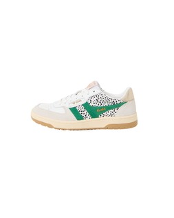 Oliver Bonas Gola x OB Exclusive Hawk Green Dotty Animal Trainers £90