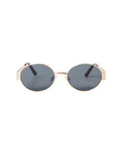Oliver Bonas Gold Metal Oval Sunglasses £28