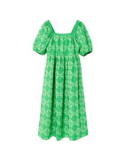 Oliver Bonas Green Broderie Midi Dress £90
