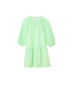 Oliver Bonas Green Neon Check Mini Dress £75