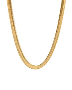 Oliver Bonas Harper Snake Chain Stainless Steel Necklace £38