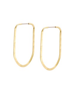 Oliver Bonas Kara Fine Bar Large Statement Earrings £18