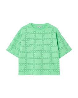 Oliver Bonas Lime Cutwork Tee £42